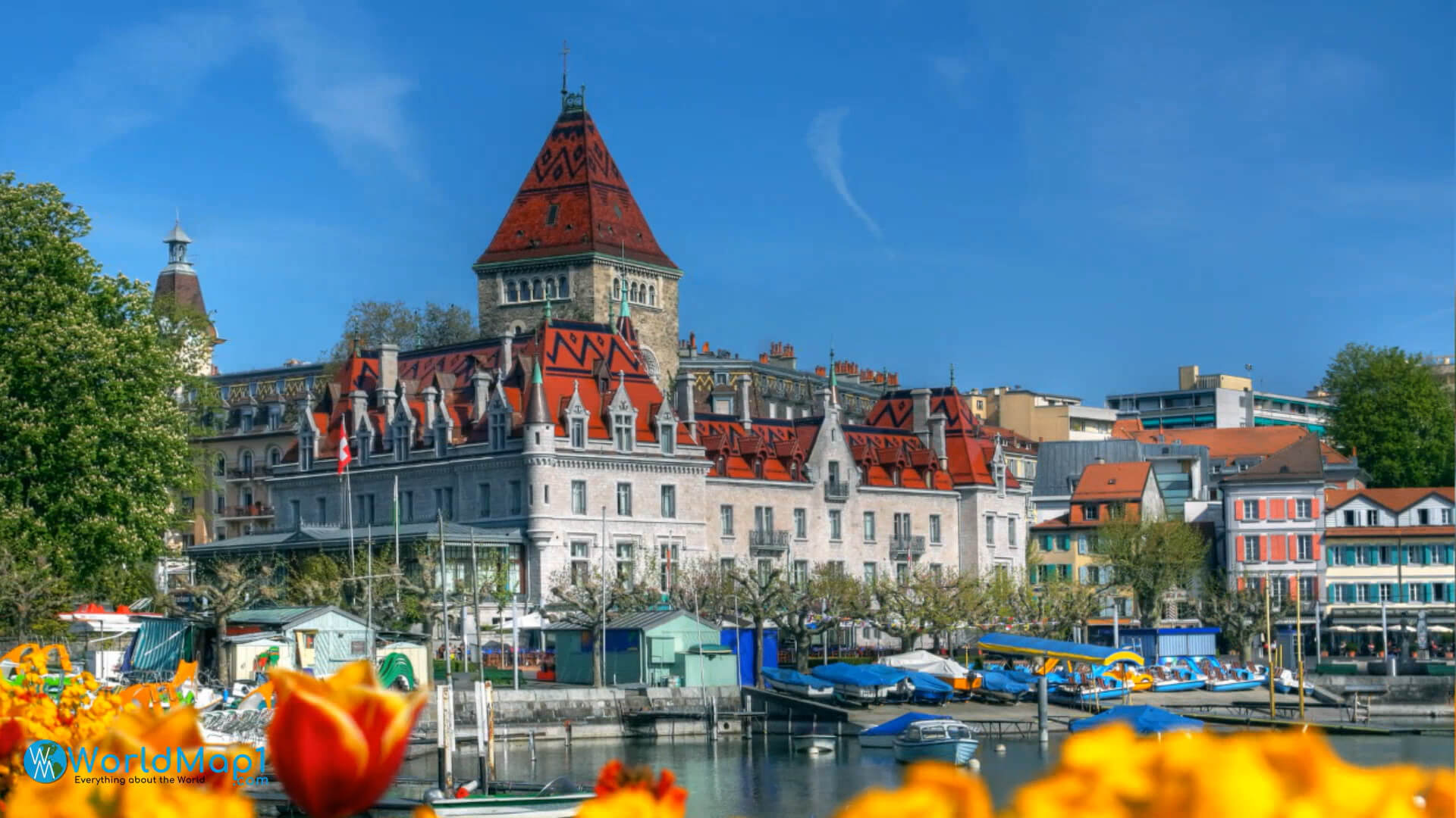 Chateau d'Ouchy in Lausanne